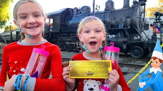 Riding the Polar Express in Real Life!!! Elf on the Shelf Day 23!
