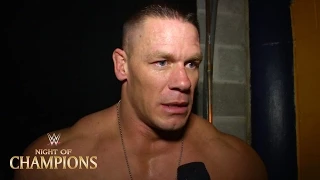 John Cena: Exclusive post-match Night of Champions interview
