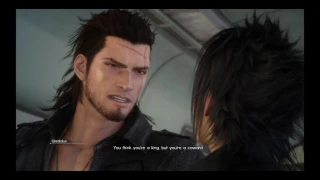 FINAL FANTASY XV Noctis being scolded