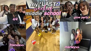 my LAST week of school vlog *middle school vlog* 📚📓