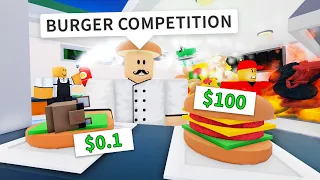 ROBLOX Cook Burgers: Make Burgers And Win Money 💲