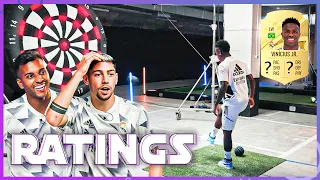 FIFA 23 RATINGS CHALLENGE | Rodrygo/Fede vs Vini Jr/Tchouameni | Real Madrid