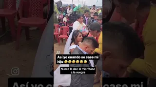 nunca le den el micrófono a la suegra