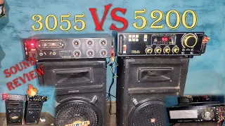 Mini dj setup 3055 vs 5200 tough competition🔥🔥🔥 3055 aur 5200 sound test😤😤😤 #mini #dj #setup