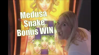 Medusa Snake Bonus was fun!!