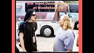 NIN meet David Crosby at Woodstock 94