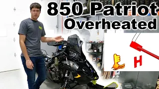 2019 Polaris 850 Patriot Overheating Issue & Disconnected Oil Line, AXYS Snowmobile