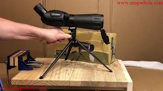 Harbor Freight 20-60 X 60mm Spotting Scope with Tripod Review