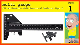 multi gauge - 210 Milímetros Multifuncional Madeira Tipo T parte 1