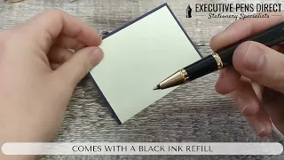 Parker IM Black Gold Finish Trim Rollerball Pen - Unboxing and writing