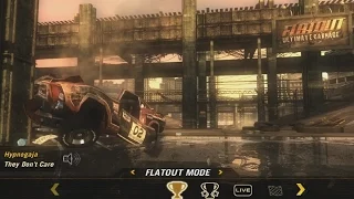 FlatOut: Ultimate Carnage (2008) - main menu | "Hypnogaja - They Don't Care" [Full HD]