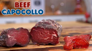 Dry Cured Beef Tenderloin Capocollo - How To Dry Cure Meat - Glen And Friends Cooking