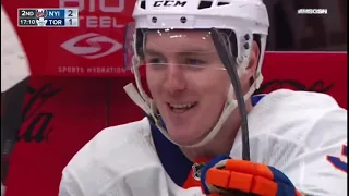 Kyle MacLean SICK 1st NHL Goal Full Sequence Feb. 5 2024 Islanders at Maple Leafs MSGSN feed