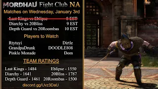 MORDHAU FIGHT CLUB (MFC) NA SEASON 2 IN 4K | Wednesday, February 2nd