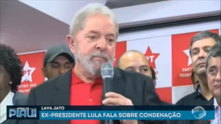Lava Jato: Ex-presidente Lula fala sobre condenação