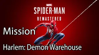 Marvel’s Spider Man Remastered Mission Harlem: Demon Warehouse