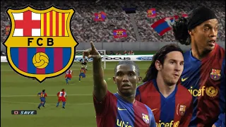 Winning Eleven - Barcelona vs Atletico Madrid 2006/2007 Season LaLiga Santander