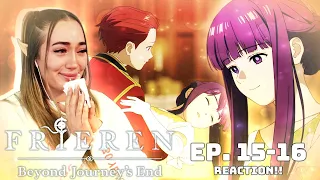 FERN & STARK LOVE IS IN THE AIR 💗 | Sousou No Frieren: Beyond Journey’s End Ep 15-16 REACTION!