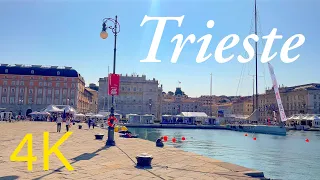 Trieste Italy 🇮🇹☀️October 2023 4K 60fps Walking Tour - with Captions