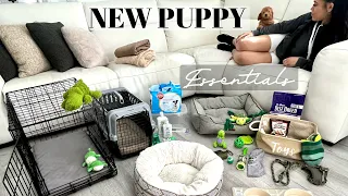 NEW PUPPY ESSENTIALS Haul 🐾  EVERYTHING You Need For a TOY POODLE 🐶 Aesthetically Pleasing