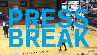 Learn How to Beat a 2-2-1 Press! - Basketball 2016 #40