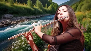 Heavenly Flute Music 😌 Relaxing Background Instrumental Music