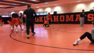 Oklahoma State Wrestling Practice 4