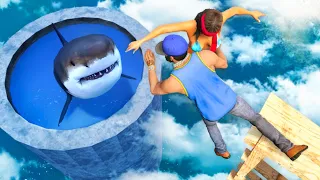 GTA 5 | Franklin vs Shark - Crazy Water Fails ep.6
