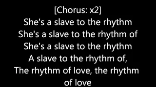 Michael Jackson-Slave to the rhythm(Lyrics)