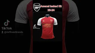 Arsenal leaked home kit for 2023-24 season #football #premierleague #mrfinesttrends #arsenal