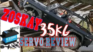 Zoskay 35kg servo review and test