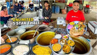 Auto Drivers ki 4x4 Shahi Lunch Thali | 60 Rs Unlimited | Street Food India