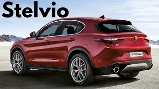 Red Alfa Romeo Stelvio Q4 - Mid-size Luxury Crossover with Outstanding Performance