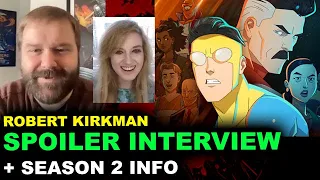 Robert Kirkman Interview - Invincible Season 1 SPOILERS, Season 2 Info!