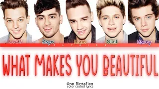 One Direction - What Makes You Beautiful Lyrics (Color Coded Lyrics)