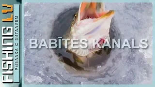 Рыбалка на жерлицы / ловля живца в Спуньциемс на Бабитском канале | Līdaku cope, Babītes kanals