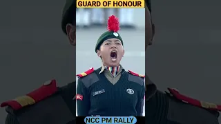 NCC GIRL CADET POWER 🇮🇳 | GUARD OF HONOUR 🔥#ncc #rdc #shorts