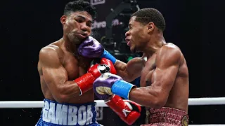 Devin Haney vs Gamboa Full fight Highlights