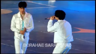 220415 BTS " BOY WITH LUV" PTD ON STAGE LAS VEGAS DAY 3 ( FANCAM) JUNGKOOK FOCUS