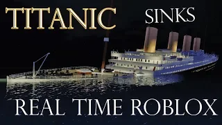 Titanic sinks in REAL TIME -2 HOURS 40 MINUTES Roblox Animation (THG Version)