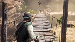 Dutch and Micah vs the bridge glitch | RDR2