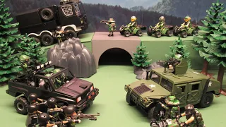 SPECIAL FORCES vs MERCENARIES ! The nuclear threat ! Stopmotion Playmobil !