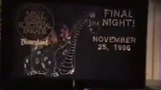 Main Street Electrical Parade  November 25, 1996