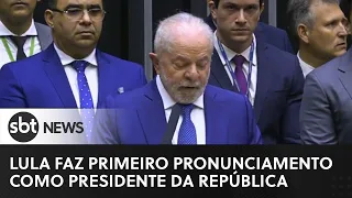 Lula faz primeiro pronunciamento como presidente da República | SBT News