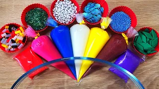 Making Crunchy Slime With Piping Bags | Satisfying Video #37 #usaslime #asmr