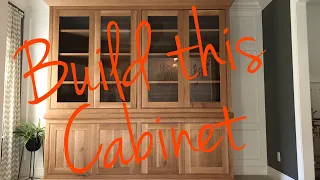 8’ Quatersawn White Oak Glass Door Cabinet: Full Build