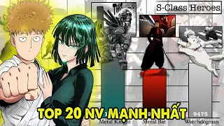 Bảng Xếp Hạng | Top 20 Nhân Vật Mạnh Nhất One Punch Man