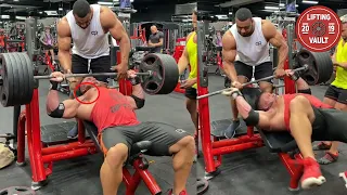 Larry Wheels Training Partner Has A BAD Pec Tear