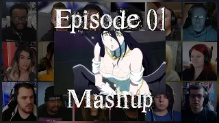 Overlord Season 1 Episode 01 Reaction Mashup | オーバーロード Ōbārōdo