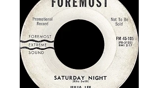 Julia Lee "Saturday Night" on rare Foremost 105 45 rpm